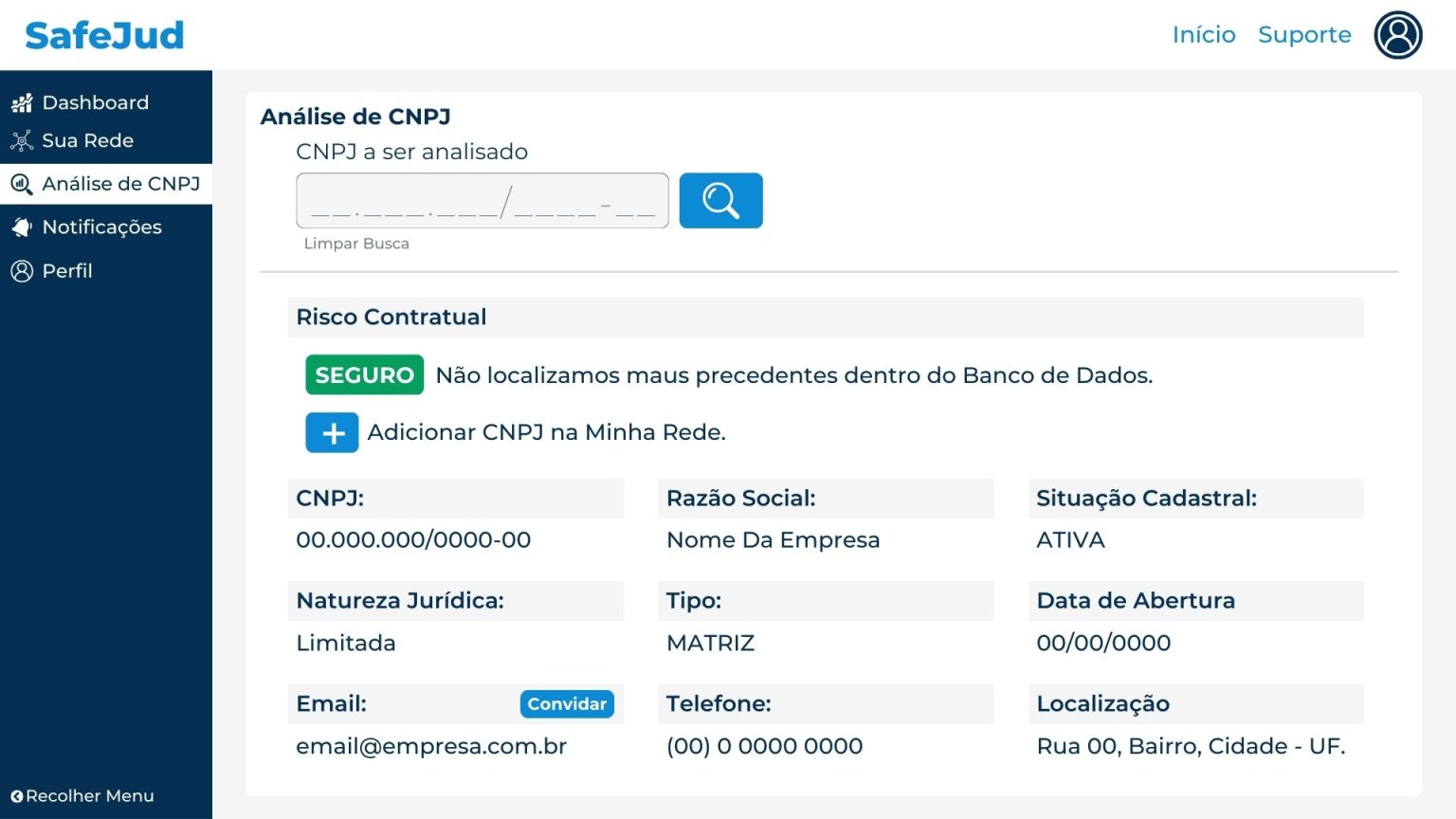 Análise de CNPJ - Seguro